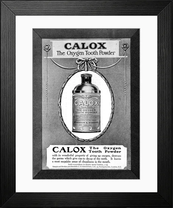 Framed Print : Advertisement for tooth powder Framed Print : Advertisement for tooth powder