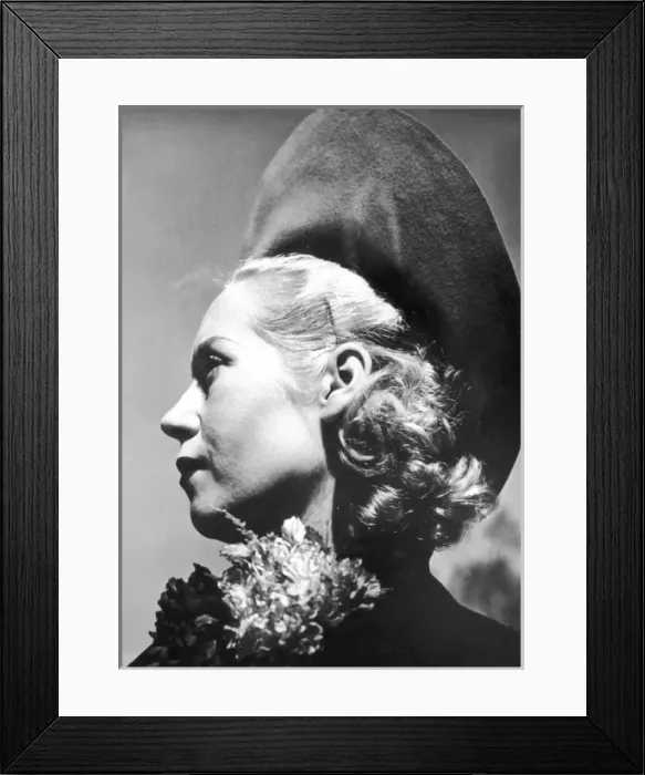Framed Print : Blonde in a Hat 1940S Framed Print : Blonde in a Hat 1940S