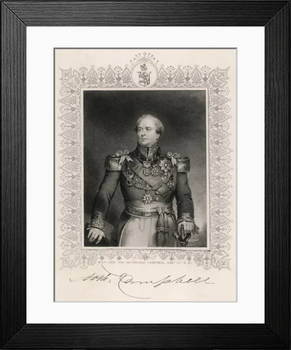 Framed Print : Sir Archibald Campbell Framed Print : Sir Archibald Campbell