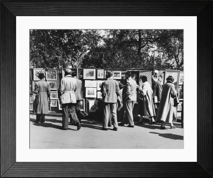 Framed Print : OPEN AIR ACADEMY 1950S Framed Print : OPEN AIR ACADEMY 1950S