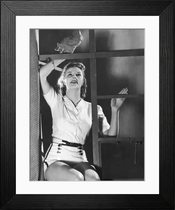 Framed Print : Dusting for Exercise Framed Print : Dusting for Exercise