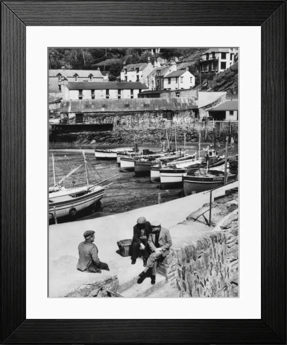 Framed Print : England / Polperro Framed Print : England / Polperro