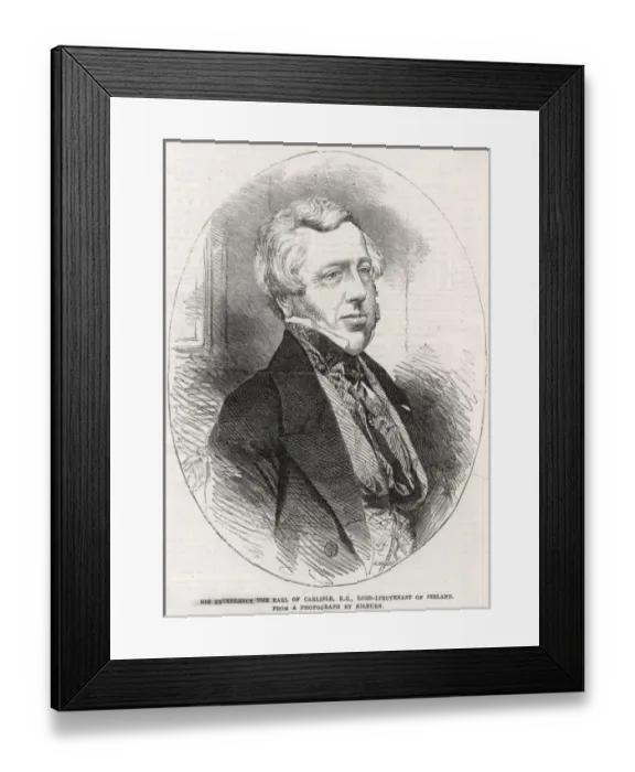 Framed Print : George Earl of Carlisle Framed Print : George Earl of Carlisle