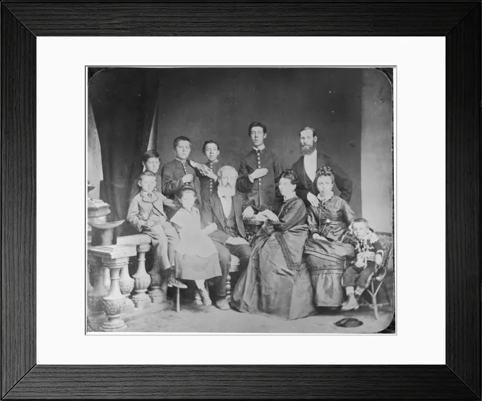 Framed Print : Chekhov with Family Framed Print : Chekhov with Family