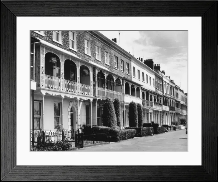 Framed Print : Regency Town Houses Framed Print : Regency Town Houses