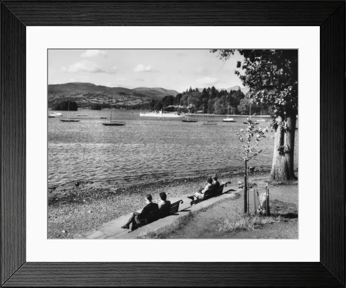 Framed Print : Lake Windermere 1950S Framed Print : Lake Windermere 1950S