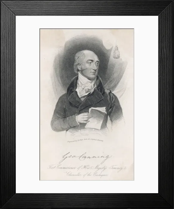 Framed Print : George Canning - 7 Framed Print : George Canning - 7