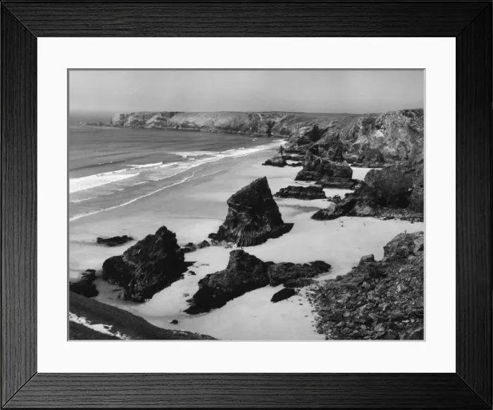 Framed Print : Cornish Rock Formations Framed Print : Cornish Rock Formations
