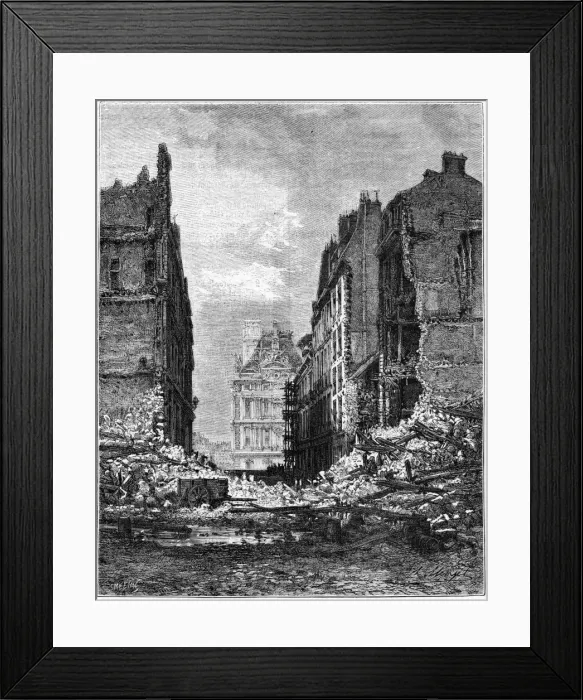 Framed Print : Commune Damage 17 Framed Print : Commune Damage 17