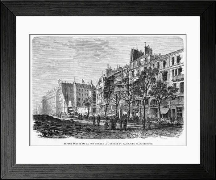 Framed Print : Commune Damage 1 Framed Print : Commune Damage 1