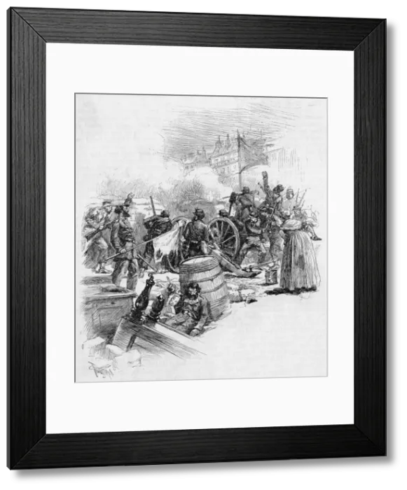 Framed Print : Manning Barricades