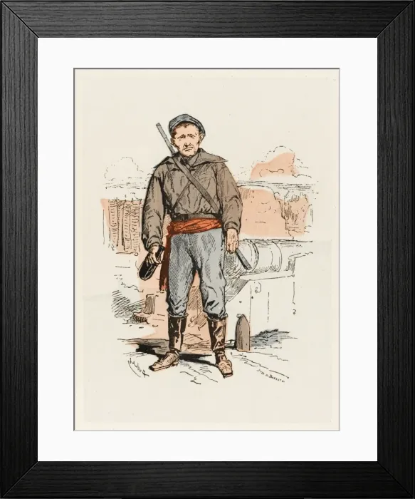 Framed Print : Artilleryman Framed Print : Artilleryman