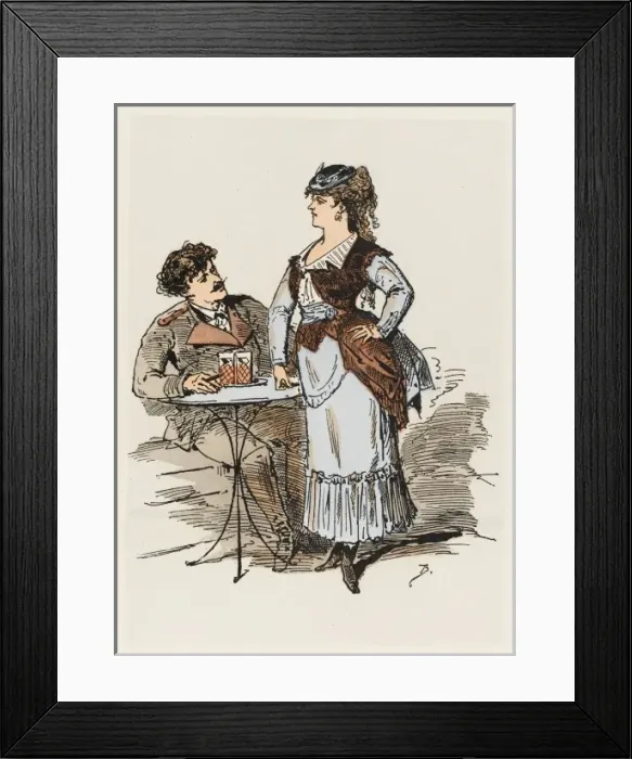 Framed Print : Cafe Delegate Framed Print : Cafe Delegate