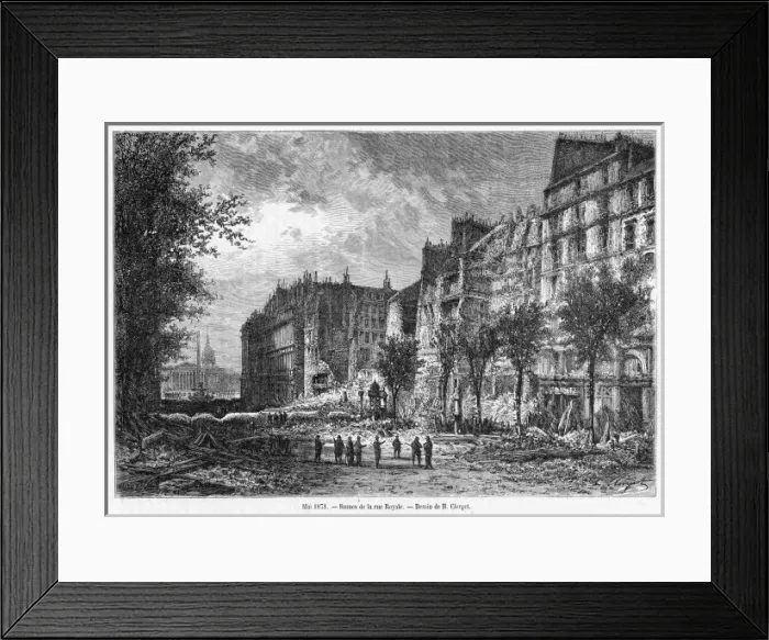 Framed Print : Commune Damage 16 Framed Print : Commune Damage 16