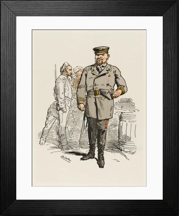 Framed Print : Officer of Marines Framed Print : Officer of Marines