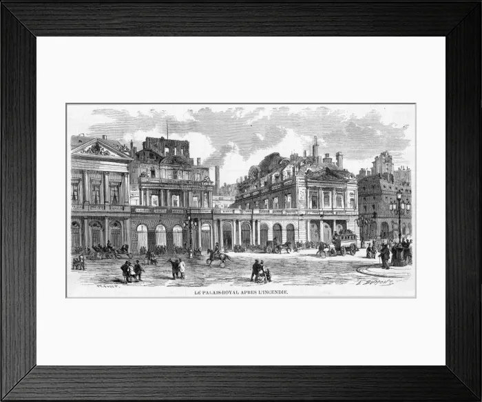 Framed Print : Commune Damage 2 Framed Print : Commune Damage 2