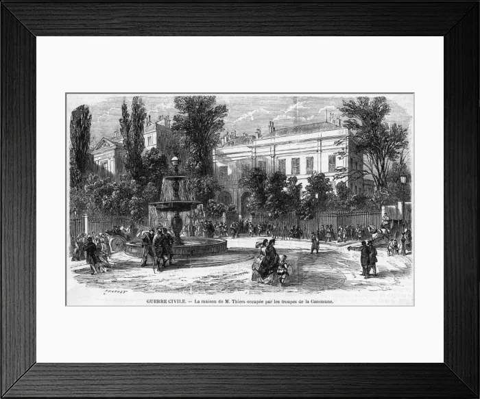 Framed Print : Thiers House Occupied Framed Print : Thiers House Occupied
