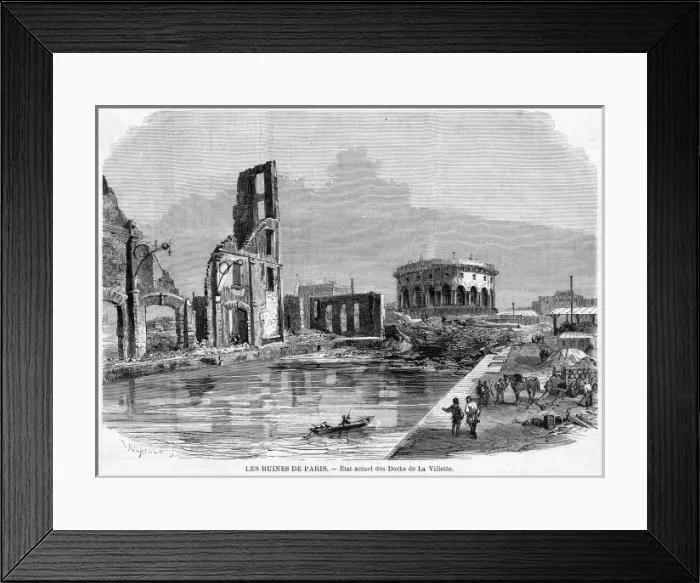 Framed Print : Commune Damage 9 Framed Print : Commune Damage 9