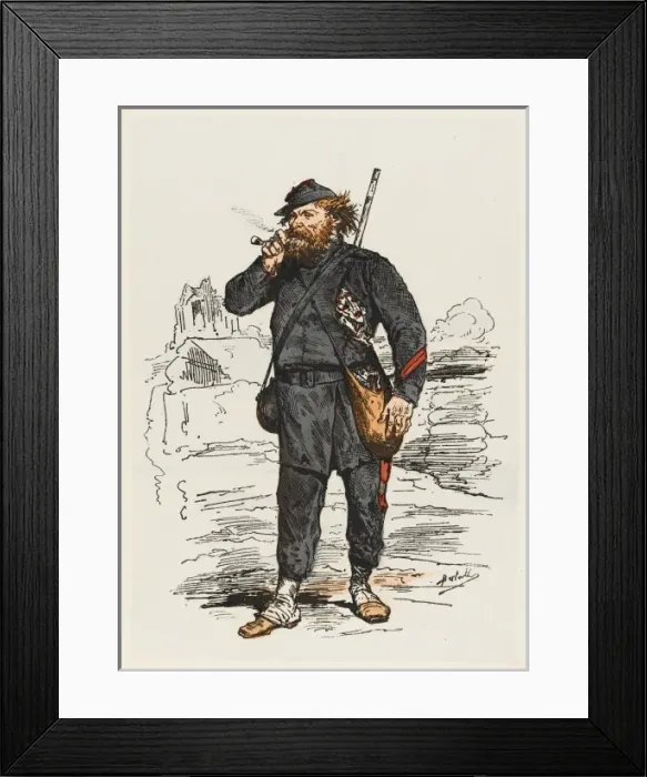 Framed Print : Communard Soldier Framed Print : Communard Soldier
