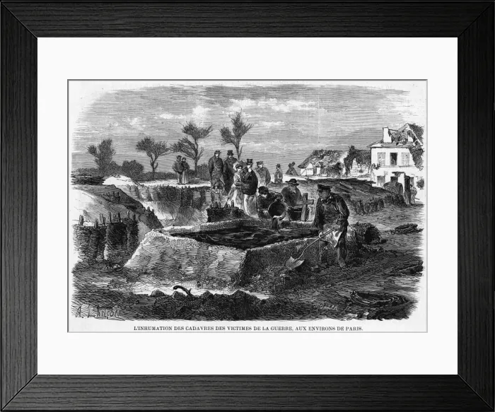 Framed Print : Victims Buried Framed Print : Victims Buried
