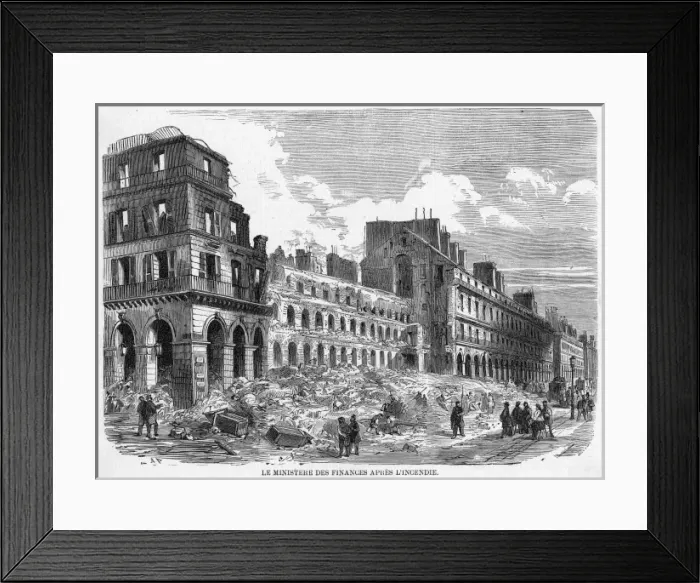 Framed Print : Commune Damage 5 Framed Print : Commune Damage 5