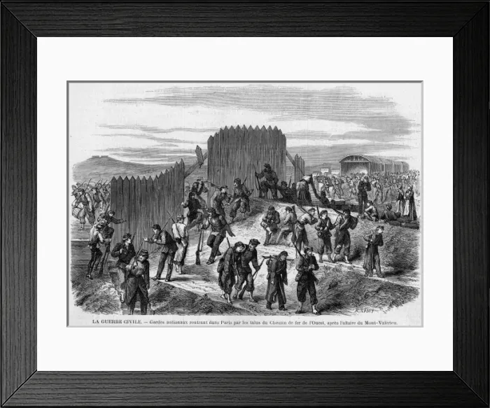 Framed Print : Gardes Nationaux Framed Print : Gardes Nationaux