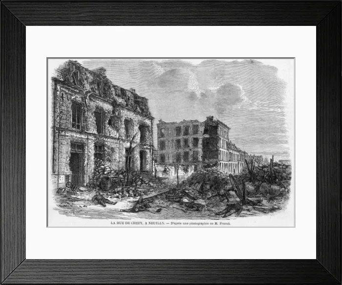 Framed Print : Commune Damage 7 Framed Print : Commune Damage 7
