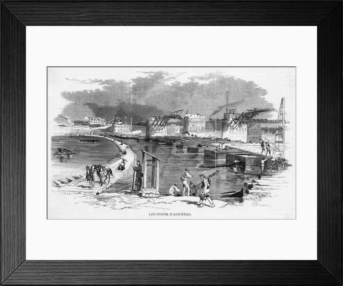 Framed Print : Commune Damage 8 Framed Print : Commune Damage 8
