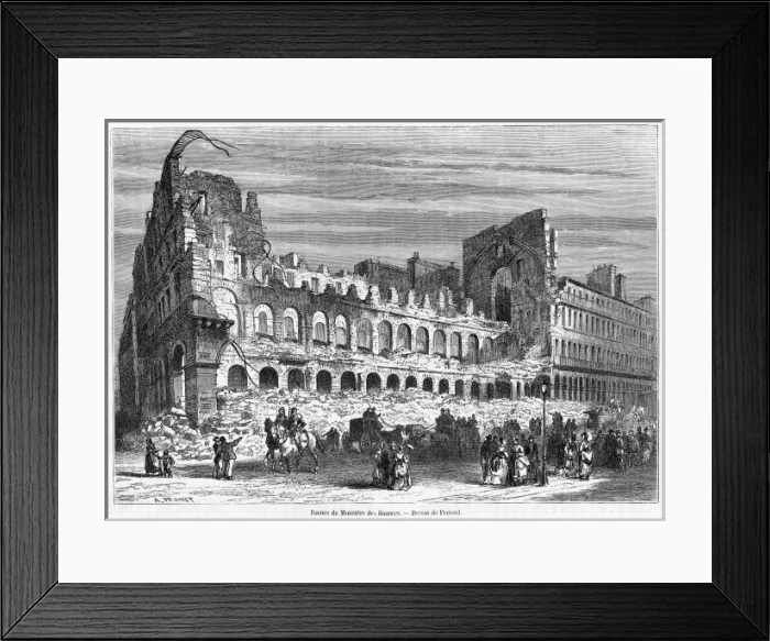 Framed Print : Commune Damage 18 Framed Print : Commune Damage 18
