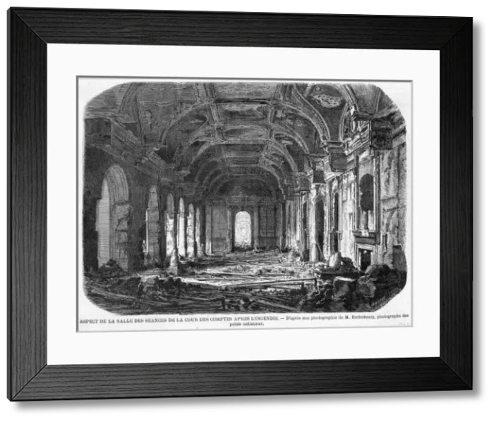Framed Print : Commune Damage 4 Framed Print : Commune Damage 4