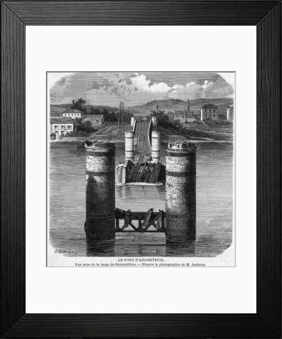 Framed Print : Commune Damage 10 Framed Print : Commune Damage 10