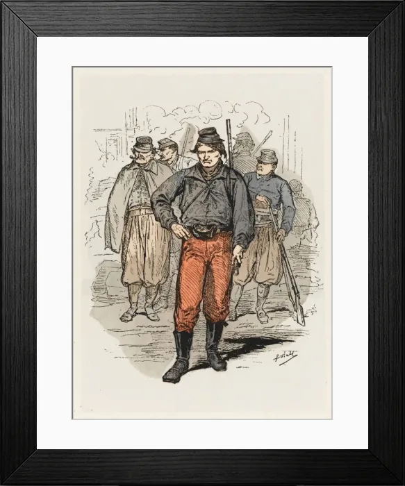 Framed Print : Avenging Flourens Framed Print : Avenging Flourens