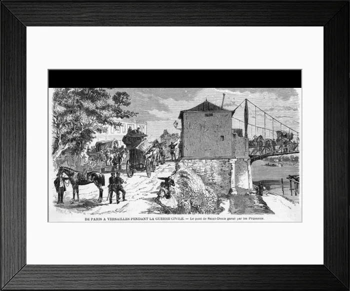 Framed Print : Prussians at Versailles Framed Print : Prussians at Versailles