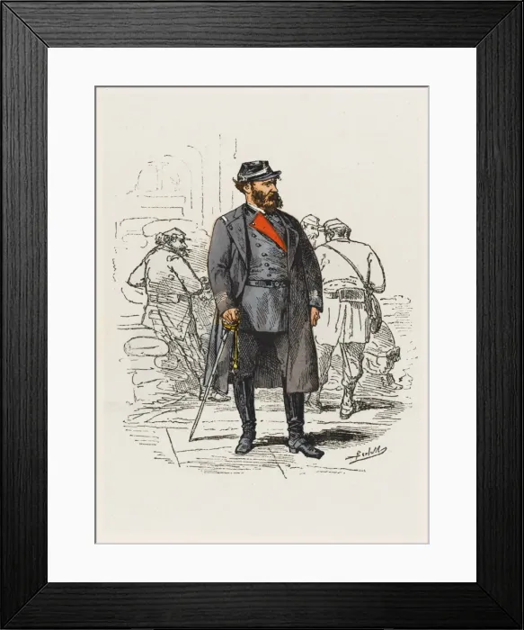 Framed Print : Communard Colonel Framed Print : Communard Colonel
