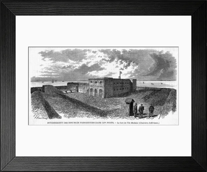 Framed Print : Communards Emprisoned Framed Print : Communards Emprisoned