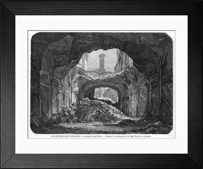 Framed Print : Commune Damage 6 Framed Print : Commune Damage 6