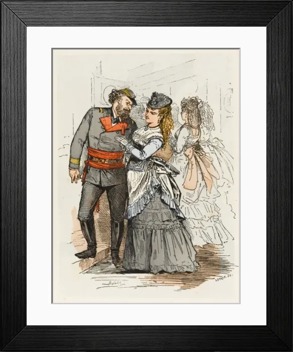 Framed Print : Theatregoers Framed Print : Theatregoers