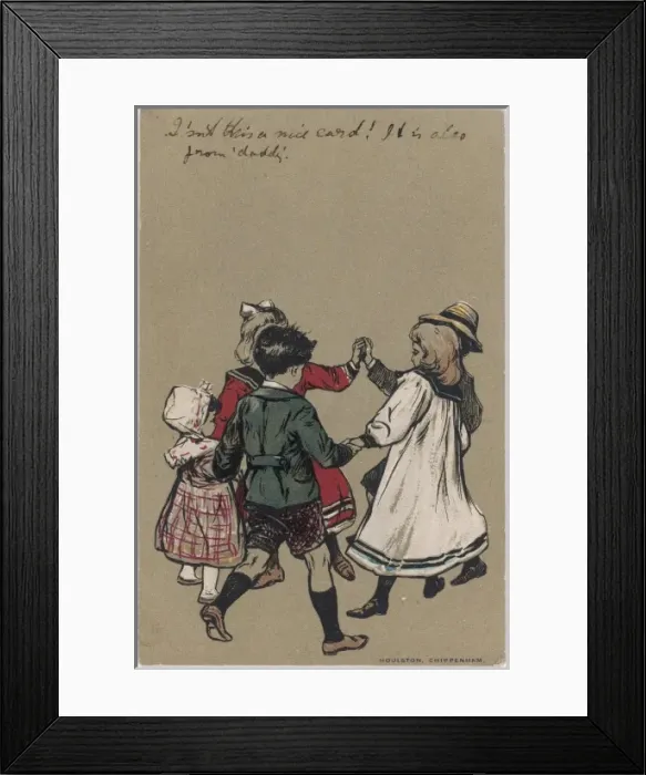 Framed Print : Children Dancing 1903 Framed Print : Children Dancing 1903
