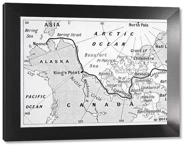 Amundsen Voyage Map
