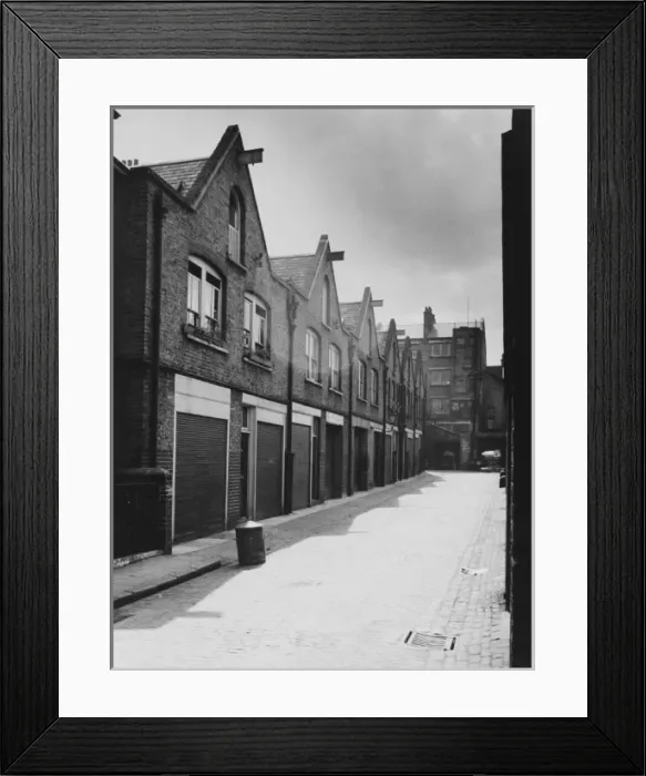 Framed Print : Mews Houses, London Framed Print : Mews Houses, London