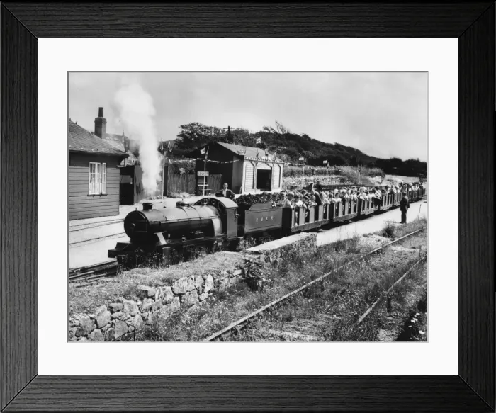 Framed Print : Mini Railway Ride 1940S Framed Print : Mini Railway Ride 1940S