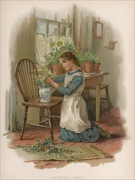GIRL  /  MOTHERs POSY 1887