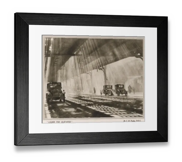Framed Print : New York / Under Bridge Framed Print : New York / Under Bridge