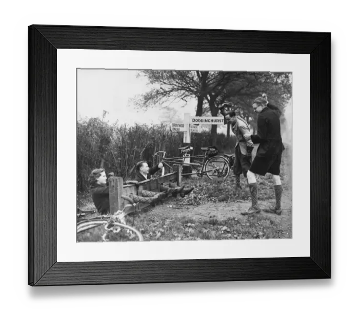 Framed Print : Cycling Hijinx 1930S Framed Print : Cycling Hijinx 1930S