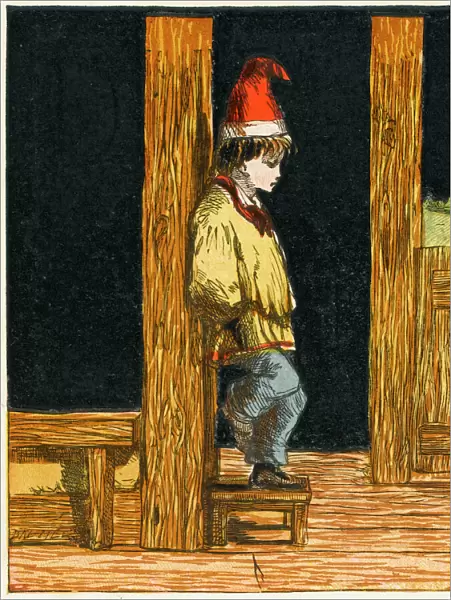 BOY IN DUNCEs HAT, 1867