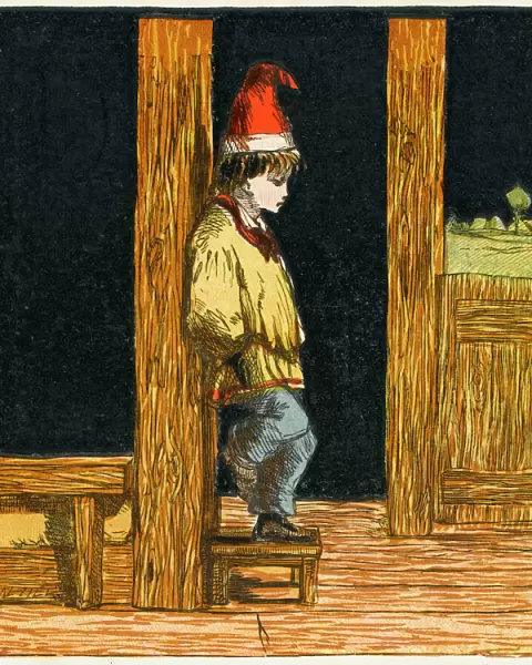 BOY IN DUNCEs HAT, 1867
