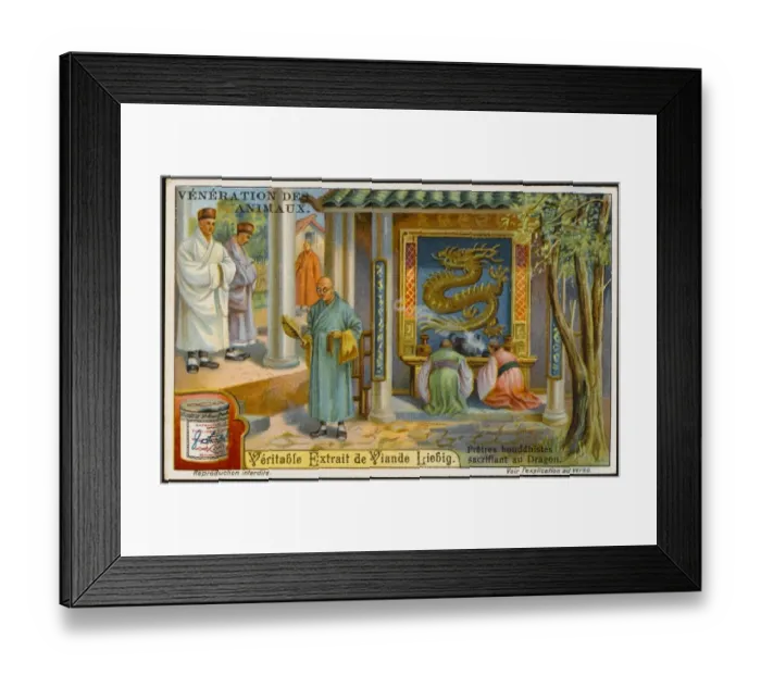 Framed Print : Buddhist Dragon Worship Framed Print : Buddhist Dragon Worship