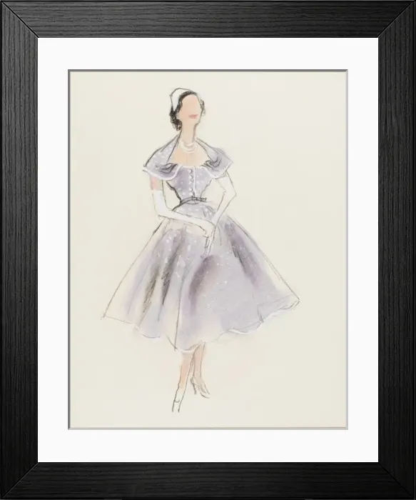 Framed Print : Victor Stiebel / Dress Framed Print : Victor Stiebel / Dress