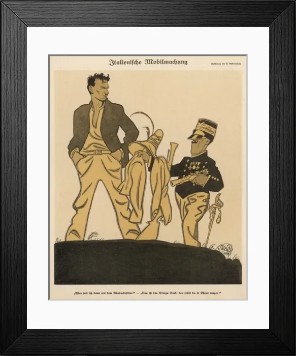 Framed Print : Italian Recruit Framed Print : Italian Recruit