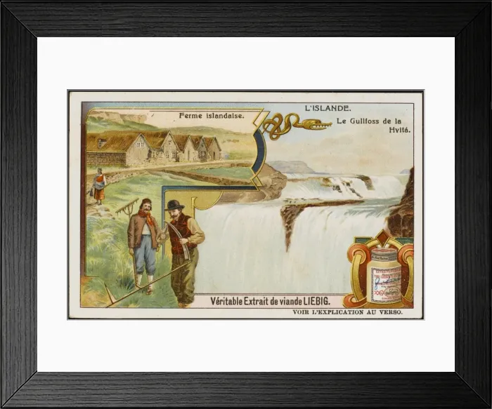 Framed Print : Iceland Gullfloss Framed Print : Iceland Gullfloss